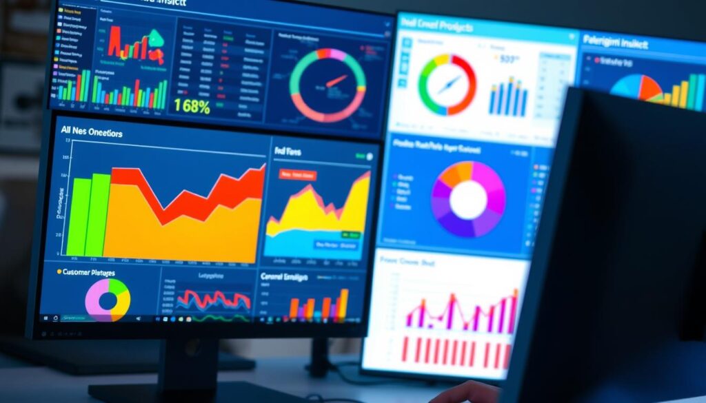 Indian marketing professional analyzing AI-generated marketing insights