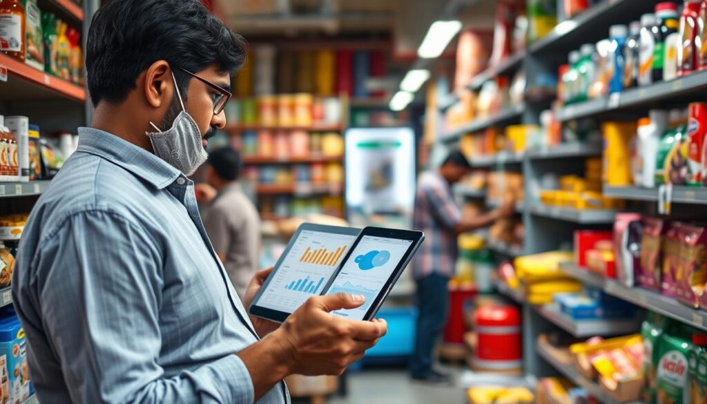 Smart inventory forecasting system being used in an Indian MSME retail store