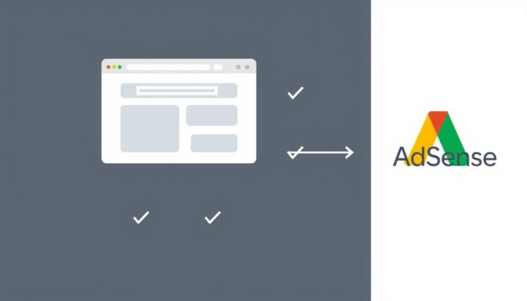 Google AdSense approval process showing a website with AdSense ads being reviewed