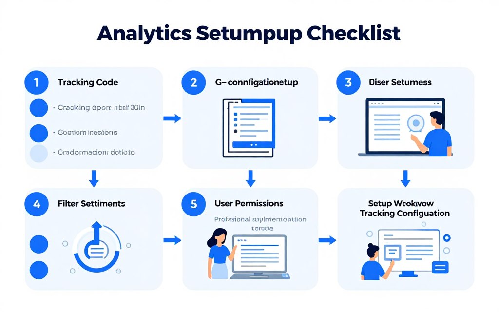 Analytics setup checklist with implementation steps