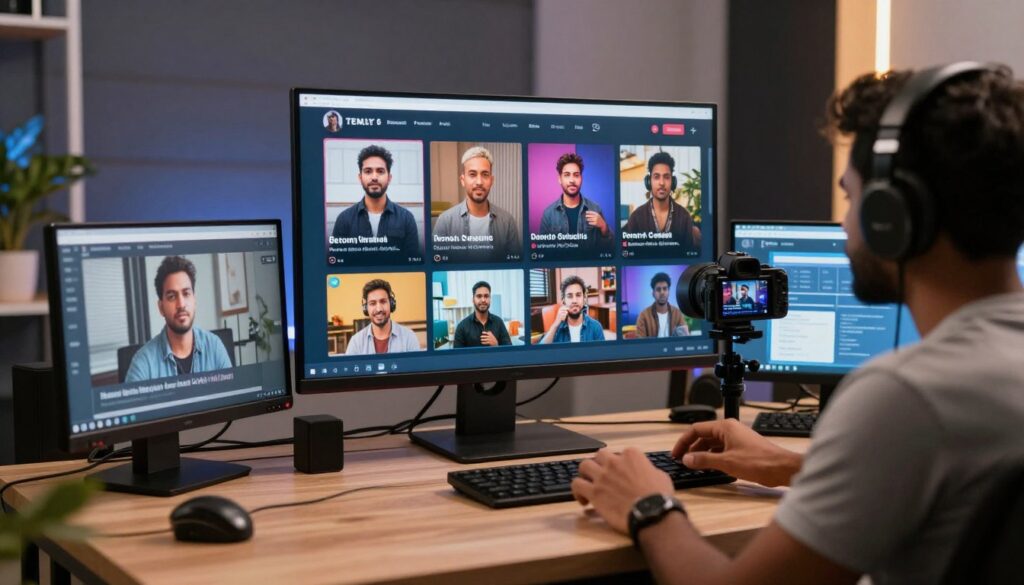 Digital content creation and streaming entertainment in India