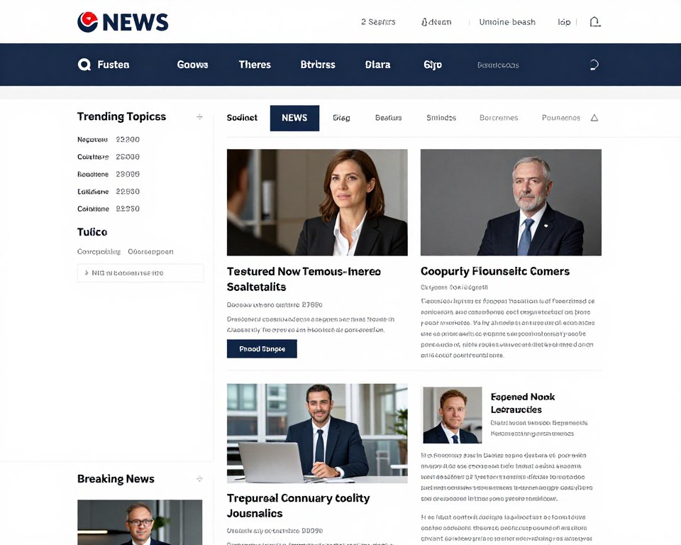 News blog with latest industry updates and trending topics