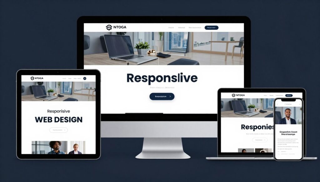 Responsive website design across multiple device screens