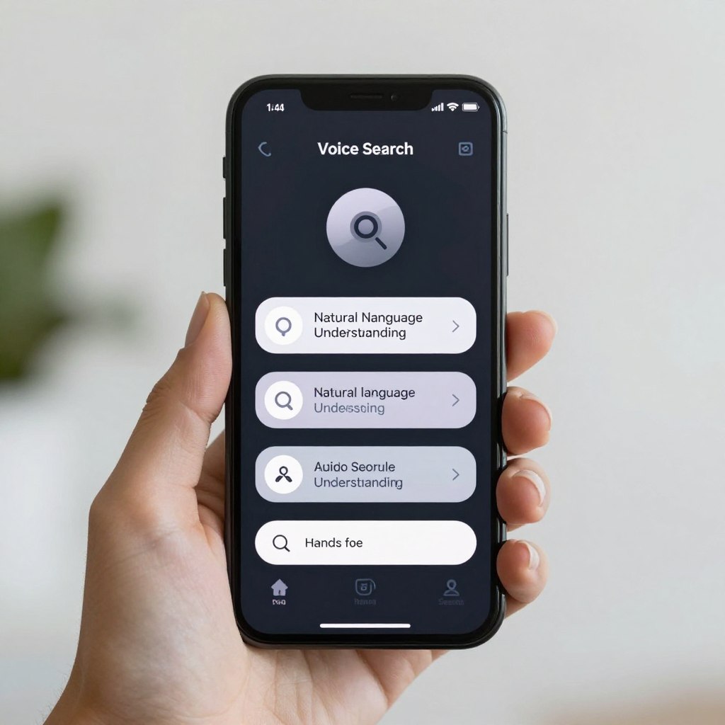 Voice search interface with conversational queries