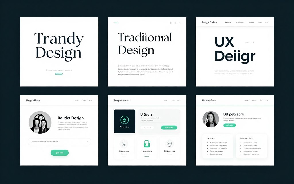 Website design balance between trends and timeless principles