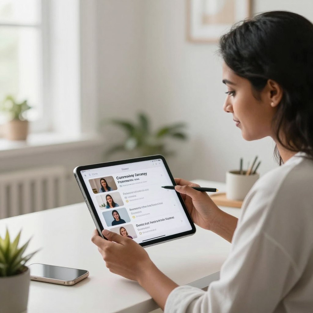 Indian influencer choosing the best social media platform for creator goals