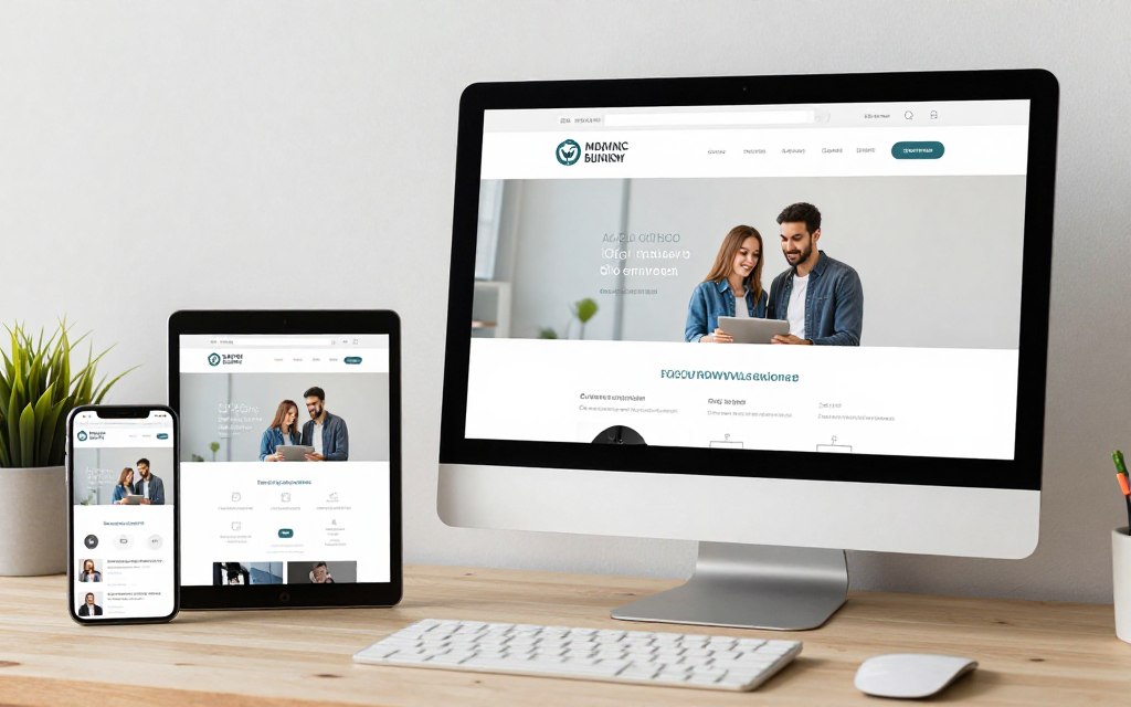 responsive website design working across mobile and desktop devices