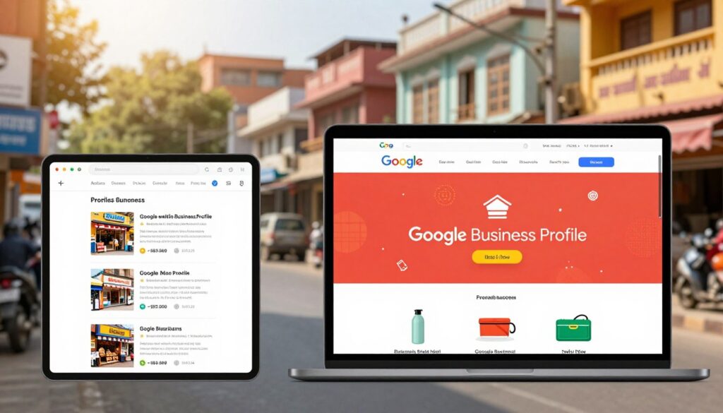 Google Business Profile vs website small business India