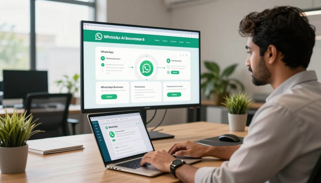 how to set up WhatsApp Business AI in India